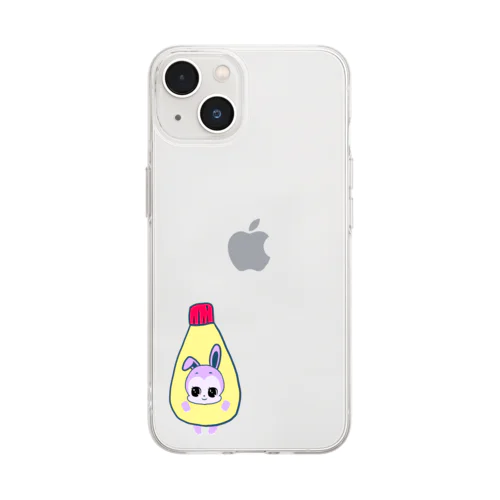 マヨうさ Soft Clear Smartphone Case