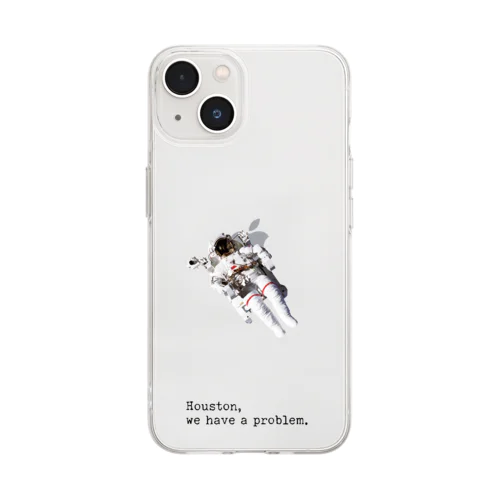 宇宙飛行士　iPhoneケース ソフトクリアスマホケース Soft Clear Smartphone Case