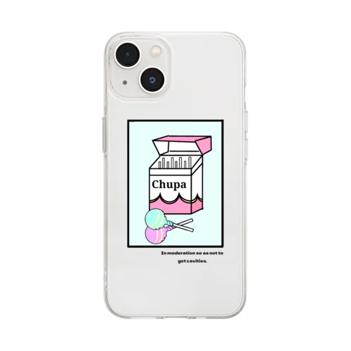 エモい人になりたい Soft Clear Smartphone Case