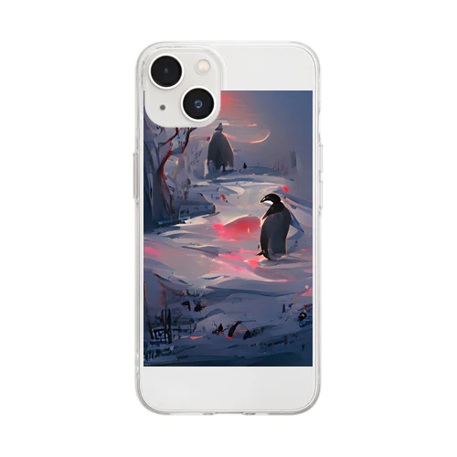 Linuxペンギン Soft Clear Smartphone Case