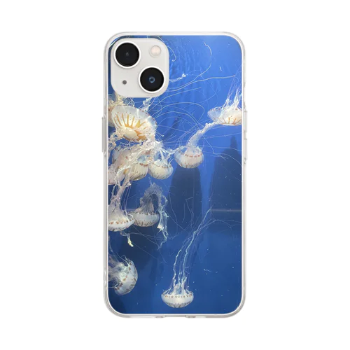 クラゲの美術館 Soft Clear Smartphone Case