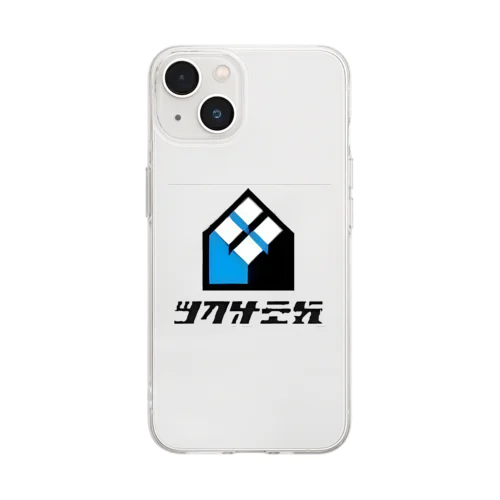 スプラトゥーン風メーカー柄 Soft Clear Smartphone Case