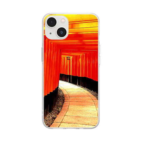 伏見稲荷🦊⛩️ Soft Clear Smartphone Case