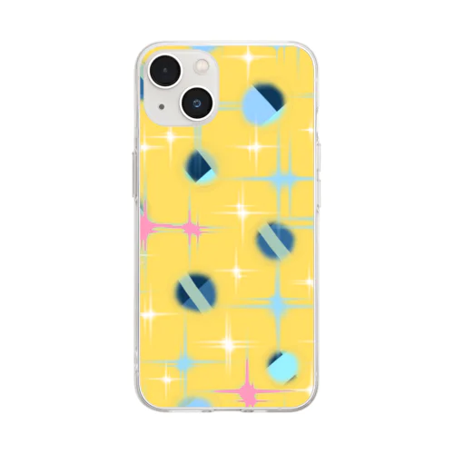 ドット Soft Clear Smartphone Case