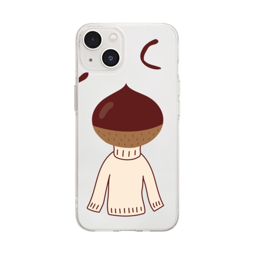とっくりくん Soft Clear Smartphone Case