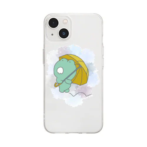 雨降りかえる Soft Clear Smartphone Case