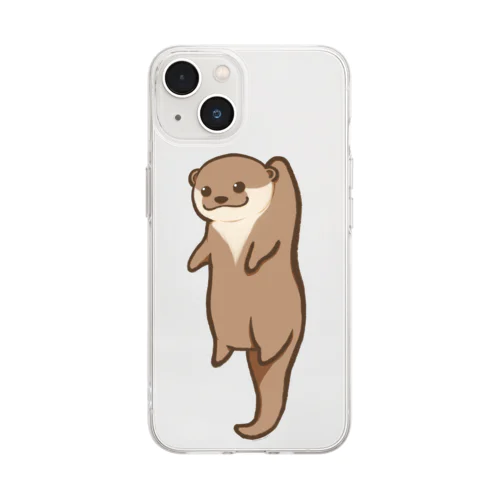 ほされカワウソ Soft Clear Smartphone Case