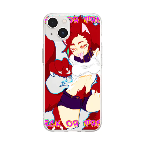 姉概念・ハロウィン2022 Soft Clear Smartphone Case