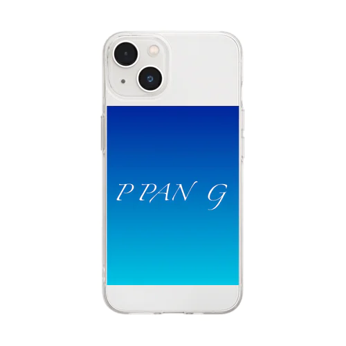 コバルトブルー[PPANG] Soft Clear Smartphone Case