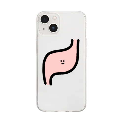 げんきな胃 Soft Clear Smartphone Case