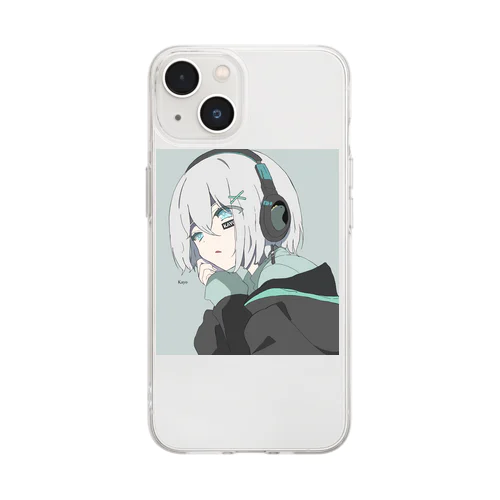 🎧💙 Soft Clear Smartphone Case