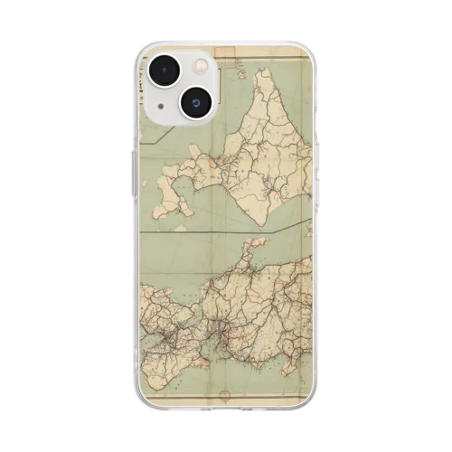 大日本交通路線図 昭和5年4月現在 鉄道省監督局(編) Soft Clear Smartphone Case