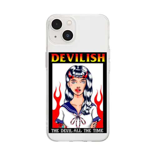 『DEVILISH』 Soft Clear Smartphone Case