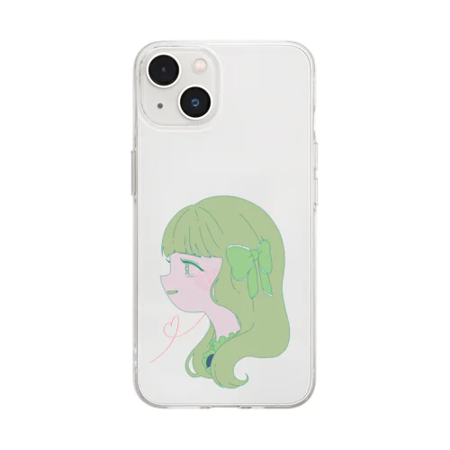 小鳥わたげ Soft Clear Smartphone Case