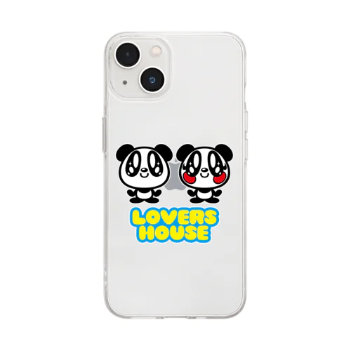 LOVERS HOUSE　ロゴ Soft Clear Smartphone Case