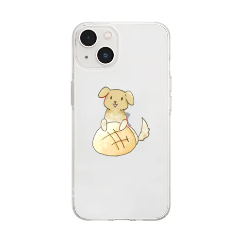 メロンパン×いぬ Soft Clear Smartphone Case