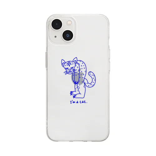 I’m a cat  Soft Clear Smartphone Case