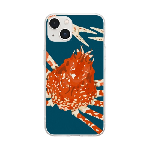 タカアシガニ Soft Clear Smartphone Case