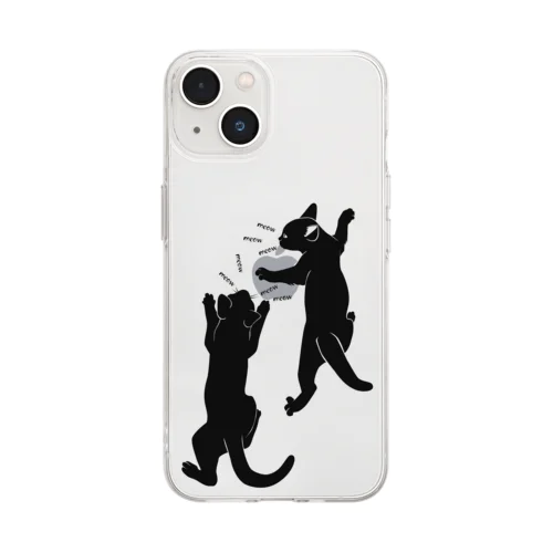 クライマーキャット Soft Clear Smartphone Case