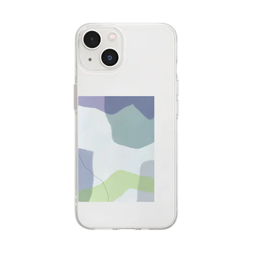 rainy garden Soft Clear Smartphone Case