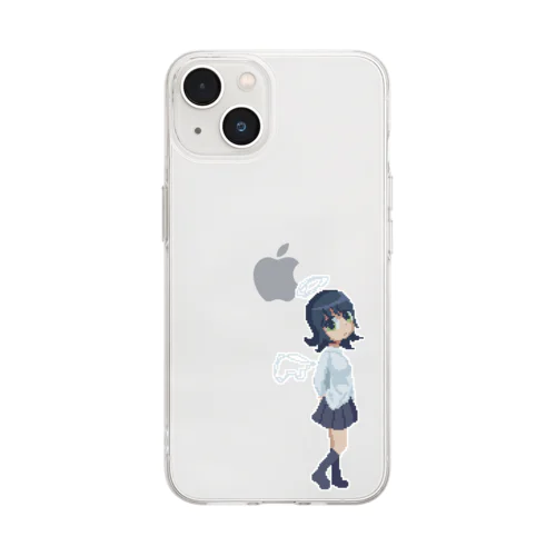 既死系JK織江ちゃん Soft Clear Smartphone Case