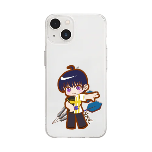 ダーツ男子海斗くん Soft Clear Smartphone Case