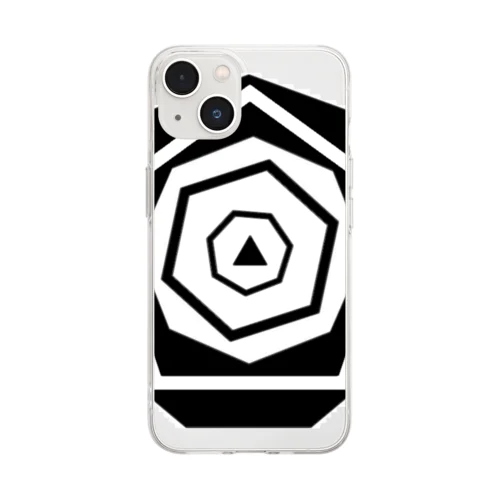 多角形 Soft Clear Smartphone Case