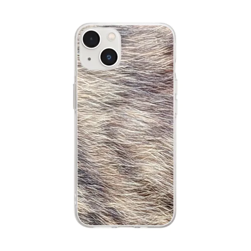 サビ柄 Soft Clear Smartphone Case