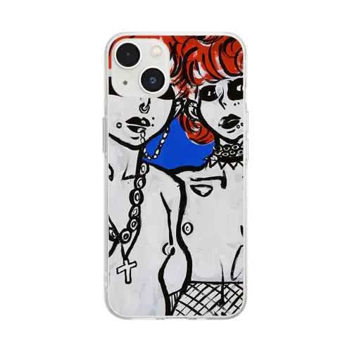 PUNKGIRL Soft Clear Smartphone Case