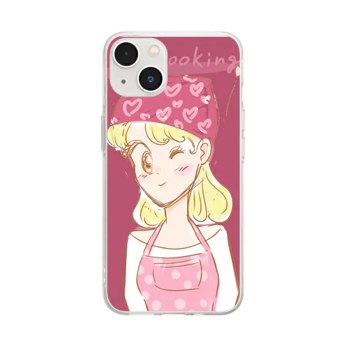 料理大好き！！ Soft Clear Smartphone Case