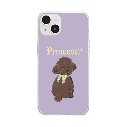 Princess？ (花なし) Soft Clear Smartphone Case