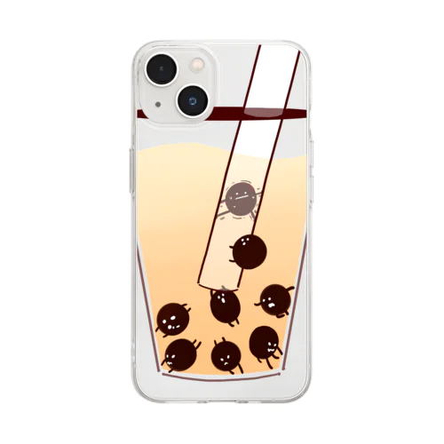 タピオカの日常 Soft Clear Smartphone Case