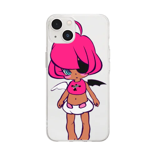 maria003 Soft Clear Smartphone Case