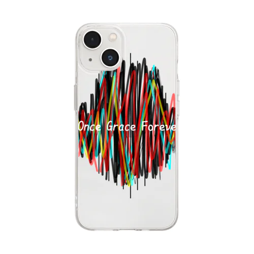 OnceGraceForever Noisy Soft Clear Smartphone Case