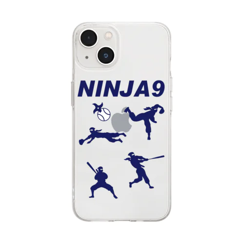 NINJA9 ソフトクリアスマホケース