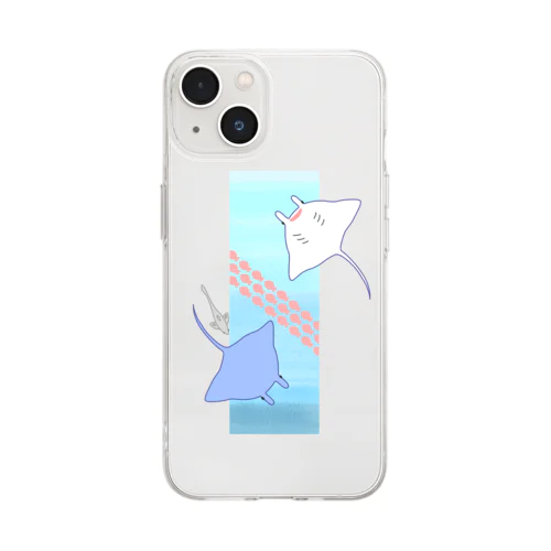 マンタくん Soft Clear Smartphone Case