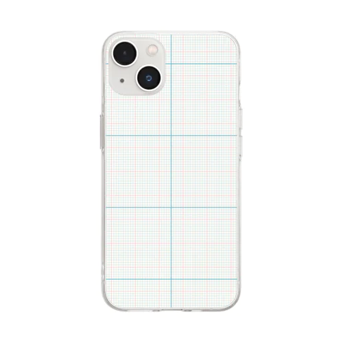 あの時の方眼紙 Soft Clear Smartphone Case