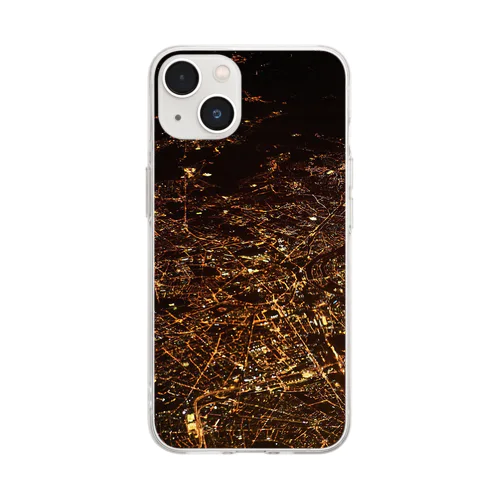 夜景 Soft Clear Smartphone Case