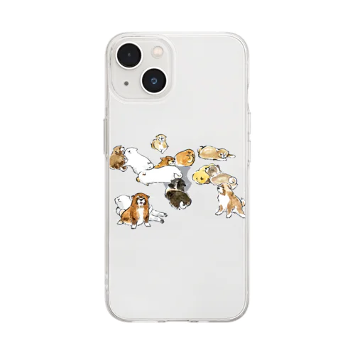 仔犬 Soft Clear Smartphone Case