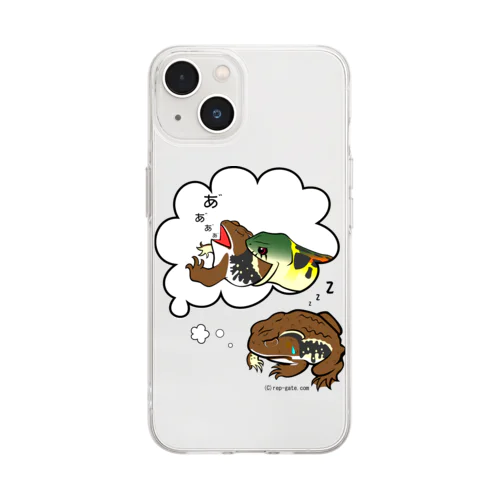 ヒキガエルの悪夢 Soft Clear Smartphone Case