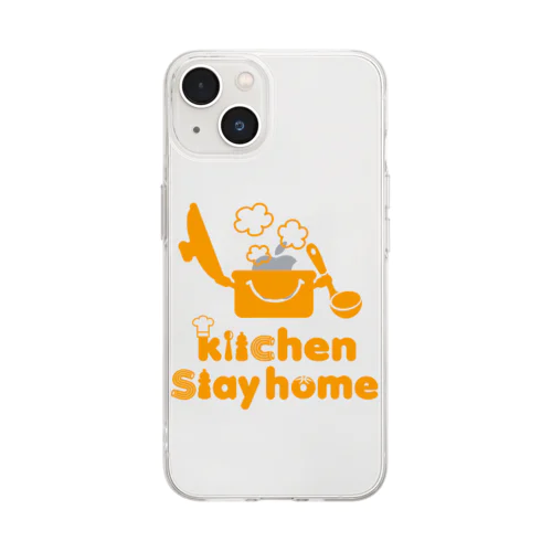 キッチンステイホーム Soft Clear Smartphone Case