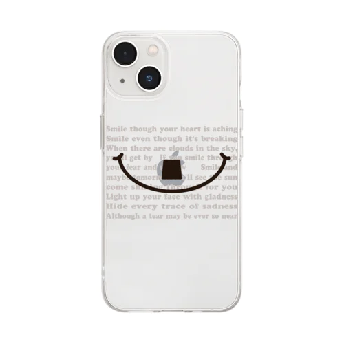 ちょびヒゲSMILE Soft Clear Smartphone Case