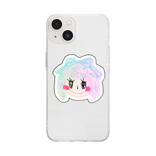 カラフルこころ Soft Clear Smartphone Case