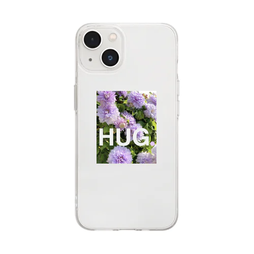 HUG.   Flowerです Soft Clear Smartphone Case