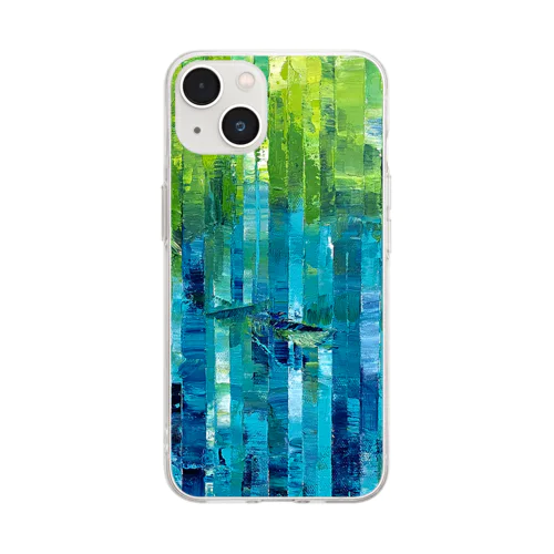 Reflection Tourmaline  Soft Clear Smartphone Case