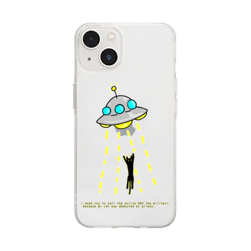 ネコのゆうかい Soft Clear Smartphone Case