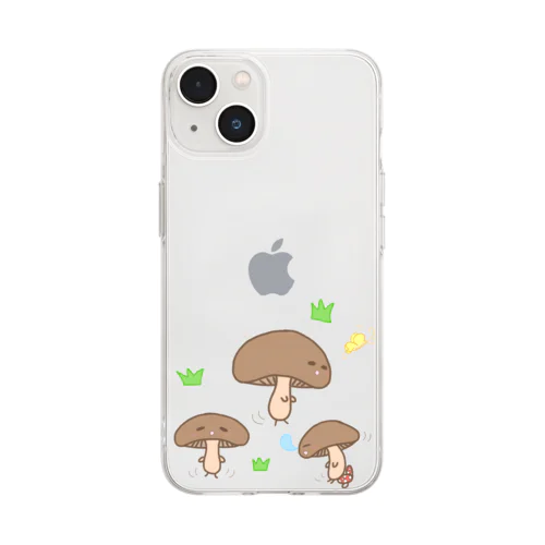 kinoko岳 Soft Clear Smartphone Case