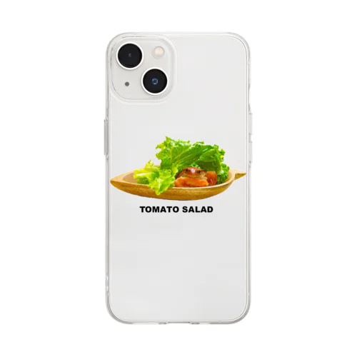 トマトサラダ？ Soft Clear Smartphone Case