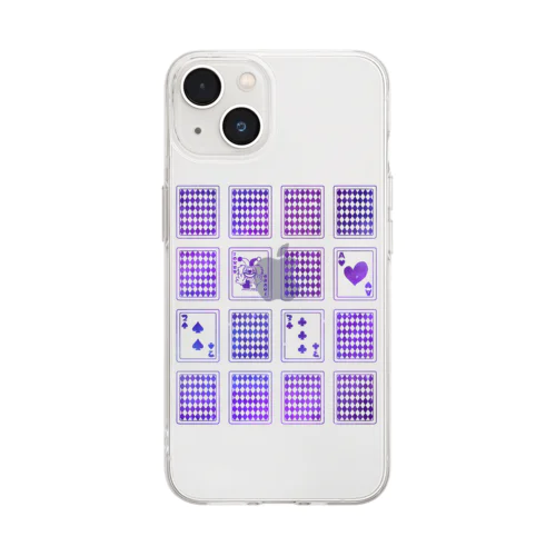 ジェリートランプ Soft Clear Smartphone Case