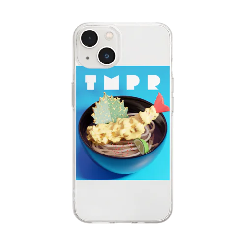 てんぷらうどん Soft Clear Smartphone Case